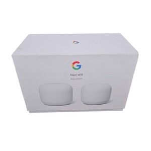 Google Nest Wifi AC2200 Mesh Router and Point 2 Pack White GA00822-US